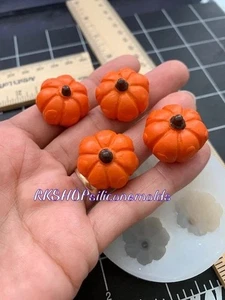 3D SMALL pumpkins-vegetables-food handmade silicone mold for crafts - Picture 1 of 10