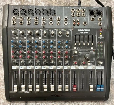 Mackie DFX-12 Powered Mixer Audio Line 12 Channel Mixer  - Image 1 of 4
