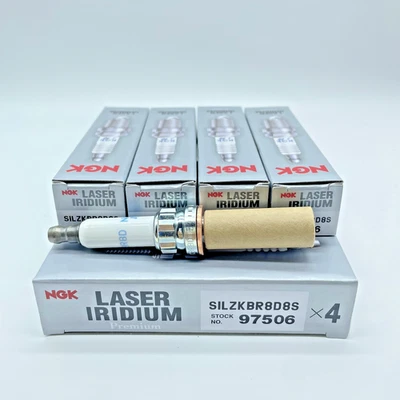 8PCS Genuine SILZKBR8D8S Spark Plug For BMW 320i 650i X5 M4 M5 M6 535i NGK 97506 - Image 1 of 4