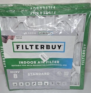 4 Pack Filterbuy 14x14x1 Pleated Air Filters for HVAC AC Furnace MERV 8 - Picture 1 of 3