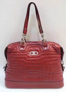 Celine Céline Rote Schultertasche A00123 25455972 - Picture 1 of 9