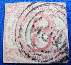 GERMAN STATES - THURN & TAXIS   1859 -  SCOTT # 49   -     USED   (eh130) - Picture 1 of 3