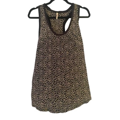 Camiseta sin mangas de seda con estampado animal Joie talla M Foto 1 de 4