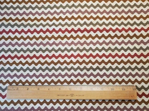 Brannock & Patek Attic Treasures Cotton Quilt Fabric Moda Zig Zag Trim 2 Yards - Picture 1 of 3