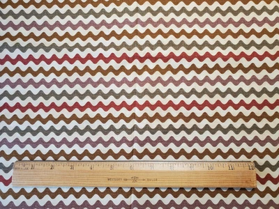 Brannock & Patek Attic Treasures Cotton Quilt Fabric Moda Zig Zag Trim 2 Yards - Image 1 of 3