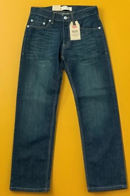 NEW Levi’s Jeans 505 Regular Size 12 26X26 Blue New With Tags - Image 1 of 4