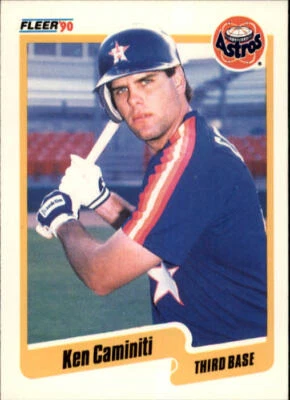 1990 Fleer #225 Ken Caminiti - NM - Image 1 of 2