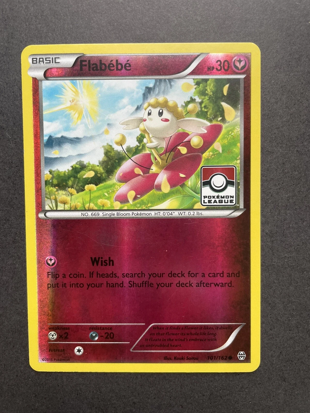 Pokemon - Flabebe (Pokemon League) - 101/162 - Promo LP
