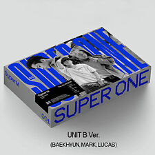 SUPERM SUPER ONE 1st Album UNIT B CD+Photo Book+2Booklet+3 Card+2F.Poster SEALED