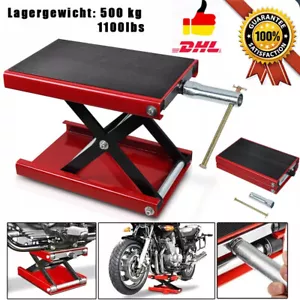 Motorradhebebühne Motorradheber Montagebock Motorrad Hebebühne 500KG Heber - Bild 1 von 12