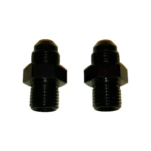 6AN to 14MM 1.5 BLACK  SET of 2 - Picture 1 of 1