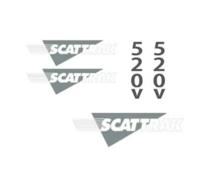 Scat Trak 520v Decals Stickers Kit MINI Excavator FULL SET Emblem scattrak 520 V - Picture 1 of 1