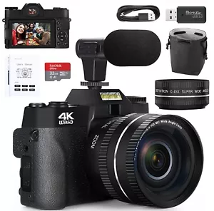 4K digital camera 48MP video recording camera Camcorder for YouTube photography - Picture 1 of 15