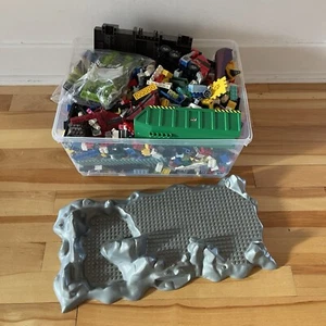BIG Lego & Mega block Bundle mix Bricks Mixed Job Lot +4kg - Foto 1 di 9