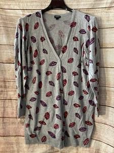 Torrid 3 Lips cardigan sweater - Picture 1 of 8