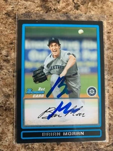 Brian Moran Firmado 2009 Bowman Draft RC Automático Seattle Mariners  - Imagen 1 de 1