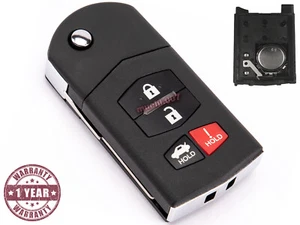 LLAVE FUNDA 4 PULSADOR PARA MAZDA 3 5 6 MX-5 RX8 CX-7 CX-9 REPARACIÓN - Bild 1 von 4