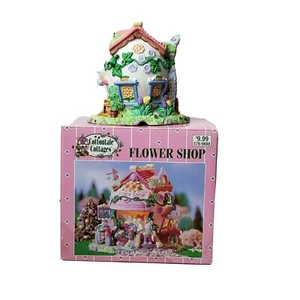 2002 Cottontale Cottages Flower Shop Porcelain House Easter Bunny By Jo-Ann - Picture 1 of 8