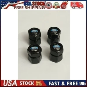 4PCS Metal Car Tire Valve Caps Valve Stem Cover Compatible with Fo-rd F-150 S-1 - Picture 1 of 11