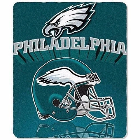 NFL Philadelphia Eagles Gridiron Fleece Throw Blanket 50 x 60 inches NorthwestCo Cover