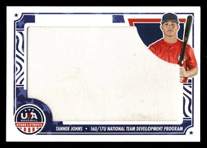 2024 Panini Stars & Stripes TANNER JOHNS Jumbo Materials Relic 38/49 #JM-JOH - Picture 1 of 2