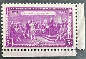 U.S. 1937 Scott #798 Mint Stamp MNH 3¢ Constitution Sesquicentennial Stamp - Picture 1 of 2