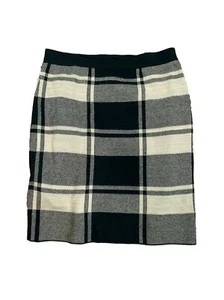 Melissa Paige Womens Mini Skirt Size Medium Knit Metallic Threads Elastic Waist - Picture 1 of 5