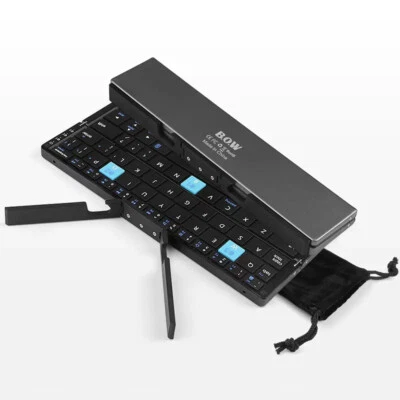 BOW HB199 Foldable Mini Bluetooth Keyboard For HUAWEI Mate XT Ultimate Mate X5 - Image 1 of 4
