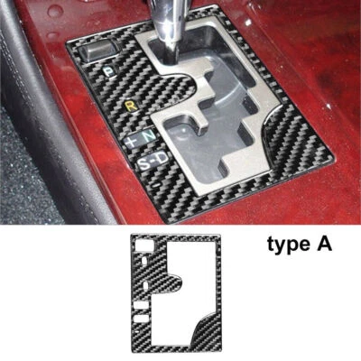 Carbon Fiber Automatic Gear Shift Frame Cover Trim For Lexus GS300/350/430/450h - Imagem 1 de 4