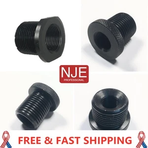 4 Pack Steel Thread Adapter Convert 1/2x28 to 5/8x24.3/4x16.13/16X16.3/4 NPT - Picture 1 of 5