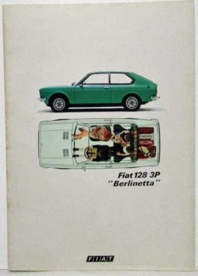 Fiat 128 3P Berlinetta 1976 1977 1978 1979 folleto de ventas - texto alemán Foto 1 de 4