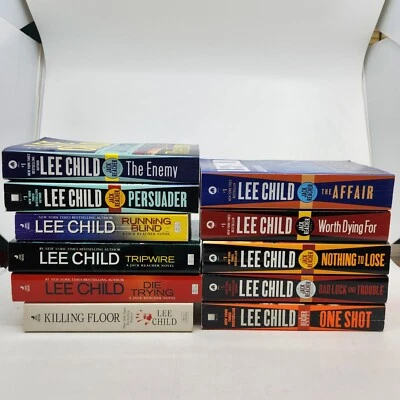 Lee Child JACK REACHER 11 Paperback Book Lot Action Mystery Thriller Lot 2 — 第 1/4 张图片