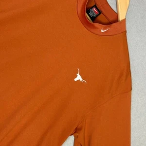 VTG Nike Texas Longhorns Dri-Fit Shirt XL Burnt Orange Made in Korea Team UT - Bild 1 von 9