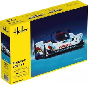 KIT MODELLINO AUTO STATICO HELLER PEUGEOT 905 EV1 MODELLISMO SCALA 1:24 - Imagen 1 de 5