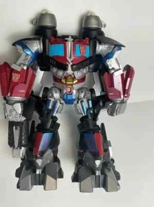 Hasbro Transformers Mega Power Bots Jet Optimus Prime 2008 figura de 12" parlante - Imagen 1 de 9