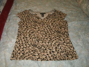 Apostrophe Damen Gold & Schwarz Strick Top Gr. Large - Bild 1 von 5