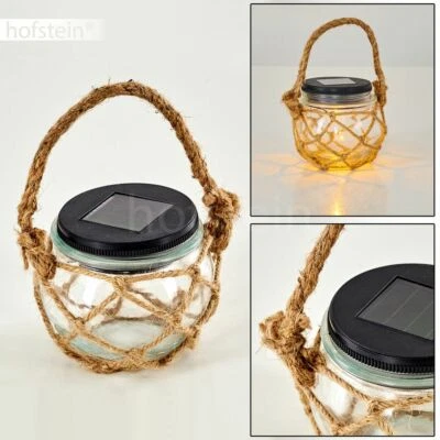 Deko Lampen Solar LED Außen Tisch Leuchten Garten Balkon Terrassen Beleuchtung - Bild 1 von 4