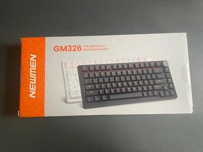 NEWMEN GM326 Mechanical Keyboard,Wired Gaming Keyboard,75% Percent TKL Hot... - Image 1 of 3