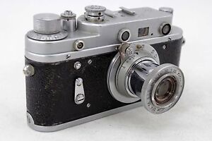 Zorki 2c / 2s, vintage 35mm camera, lens Industar 3.5/50, KMZ Russia Leica copy