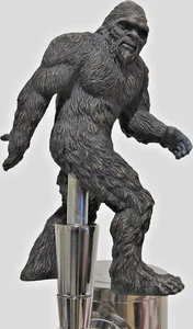 Big Foot Legend Beer Tap Handle Sports Bar Sasquatch Abominable Snowman Monster - Picture 1 of 2