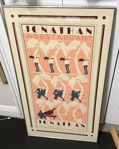 Kathleen Joffrion Perry Restaurant Jonathan New Orlean's Art Deco S/N Print - Picture 1 of 14