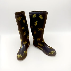 NC A&T University Logo Rain Boots Women’s Size 7 “AGGIE PRIDE” - Picture 1 of 11