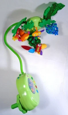 Fisher Price Rainforest Peek-A-Boo Leaves 2006 móvil musical - probado Foto 1 de 4