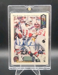 1994 Drew Bledsoe Auto Classic NFL Experience Card #T18 /1995 🔥Handsigniert🔥 - Bild 1 von 3