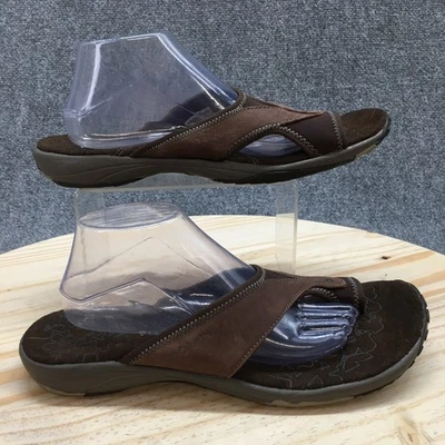 Columbia Sandals Womens 12 Kea Slip On Toe Ring Flip Flops BL2392-287 Brown - Image 1 of 4