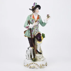 Estatuilla de pastor alemán de porcelana con perro Seatendorf - Imagen 1 de 6
