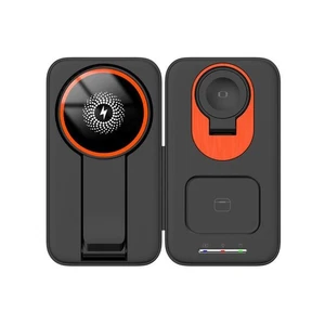 Type-C Mini Support Chargeur Sans Fil Magnétique 3 en 1 Chargeur Pliable Charge - Photo 1 sur 10