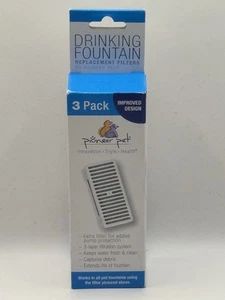 pioneer pet 3091 fountain Replacement filters 3 Pack Dog Cat - Picture 1 of 2