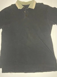 Vintage Polo Aztec Tribal Shirt H.L. Miller Men XL Black Collar Tribal Southwest - Picture 1 of 6