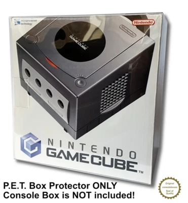 P.E.T. Plastic Box Protector / Display Case for Nintendo GameCube Console Box - Image 1 of 4